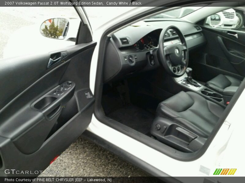 Candy White / Black 2007 Volkswagen Passat 2.0T Wolfsburg Edition Sedan