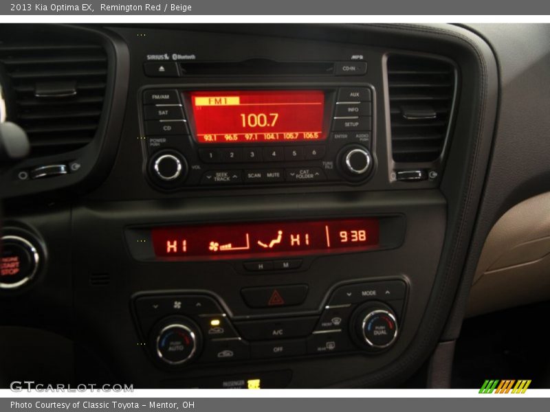 Remington Red / Beige 2013 Kia Optima EX