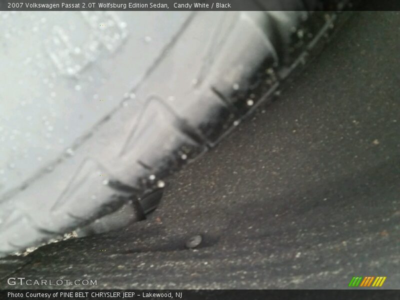 Candy White / Black 2007 Volkswagen Passat 2.0T Wolfsburg Edition Sedan