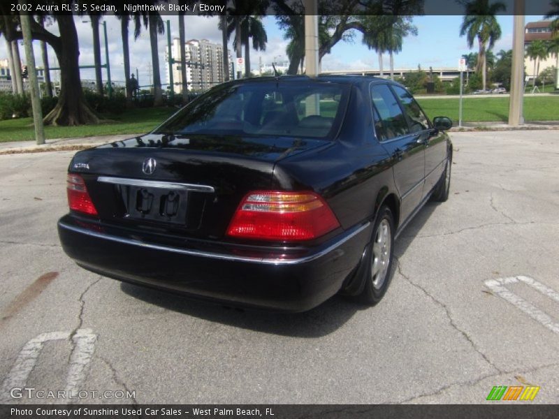 Nighthawk Black / Ebony 2002 Acura RL 3.5 Sedan