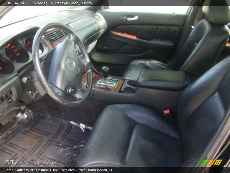 Nighthawk Black / Ebony 2002 Acura RL 3.5 Sedan