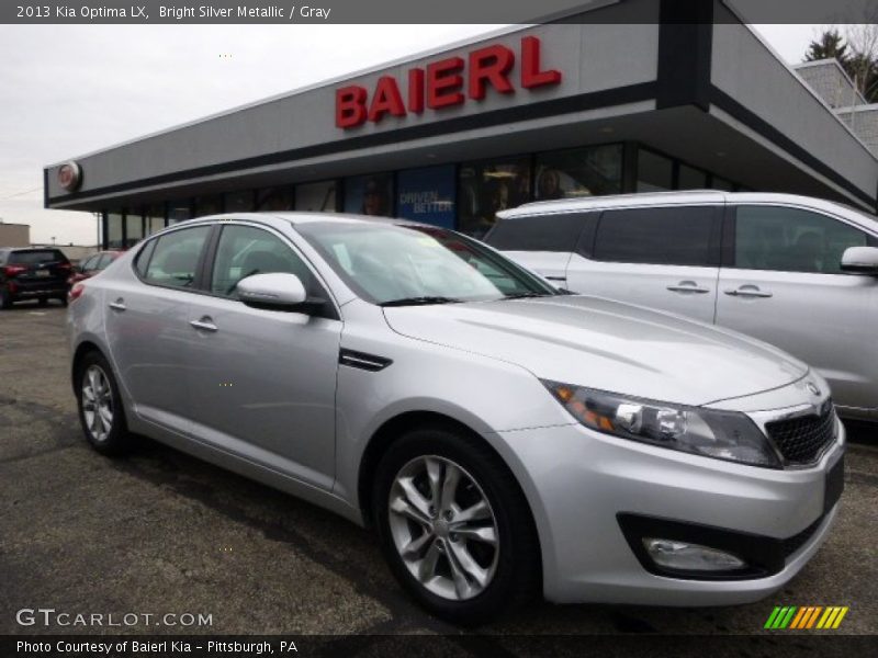 Bright Silver Metallic / Gray 2013 Kia Optima LX