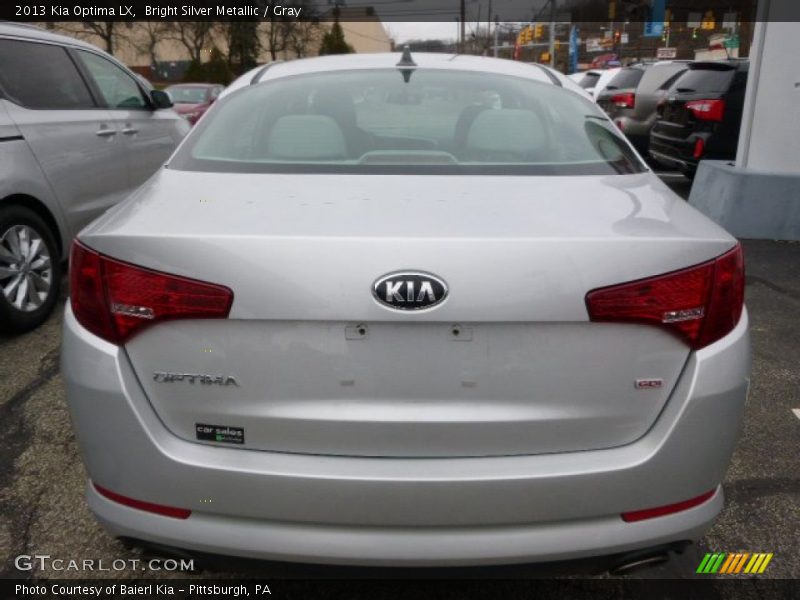 Bright Silver Metallic / Gray 2013 Kia Optima LX