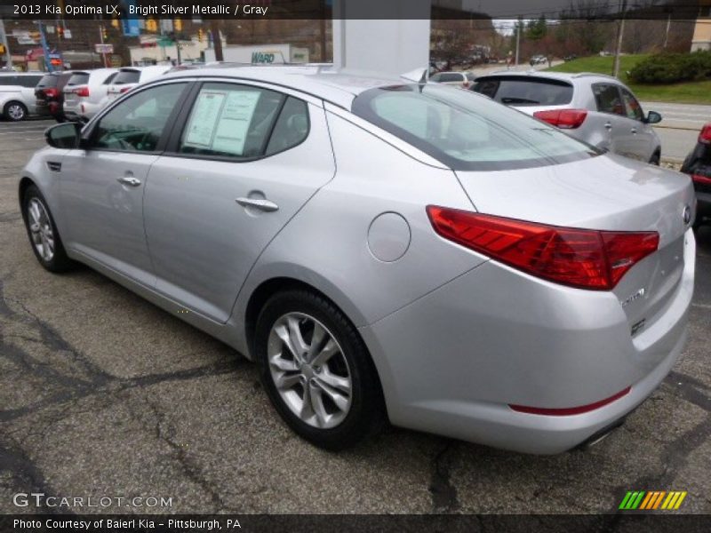 Bright Silver Metallic / Gray 2013 Kia Optima LX