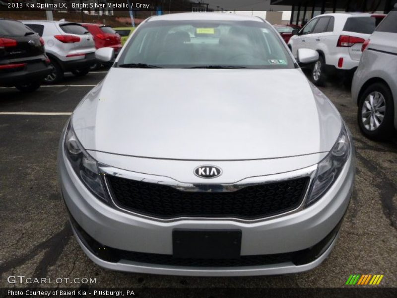 Bright Silver Metallic / Gray 2013 Kia Optima LX