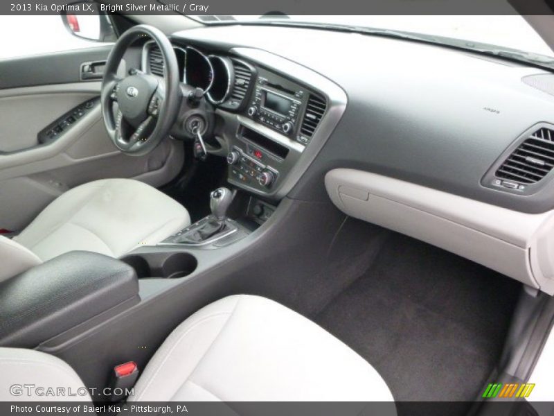 Bright Silver Metallic / Gray 2013 Kia Optima LX