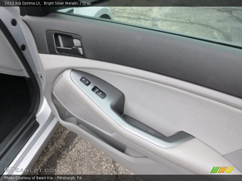 Bright Silver Metallic / Gray 2013 Kia Optima LX