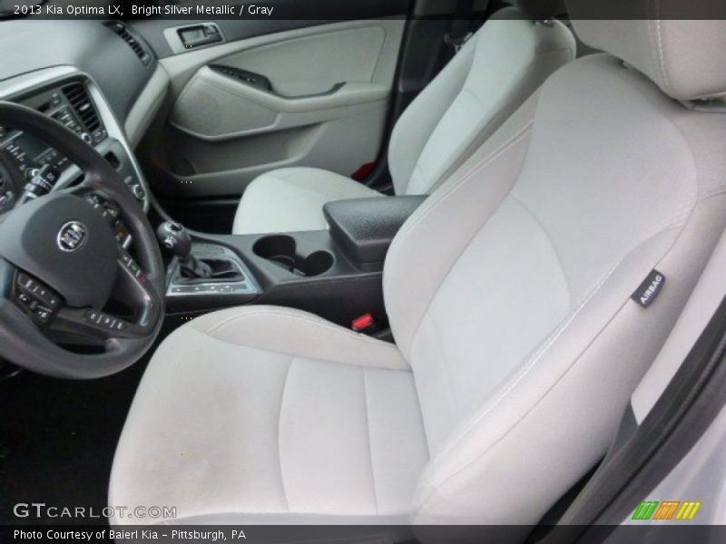 Bright Silver Metallic / Gray 2013 Kia Optima LX