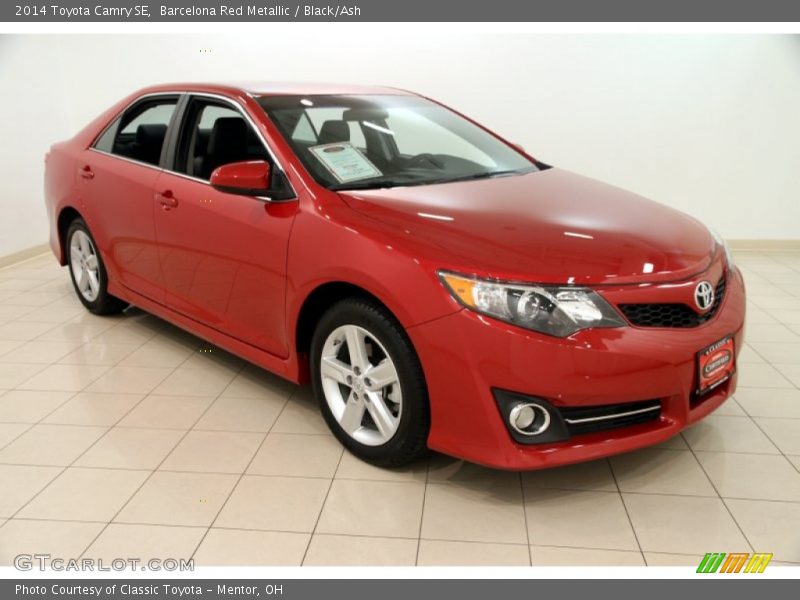 Barcelona Red Metallic / Black/Ash 2014 Toyota Camry SE