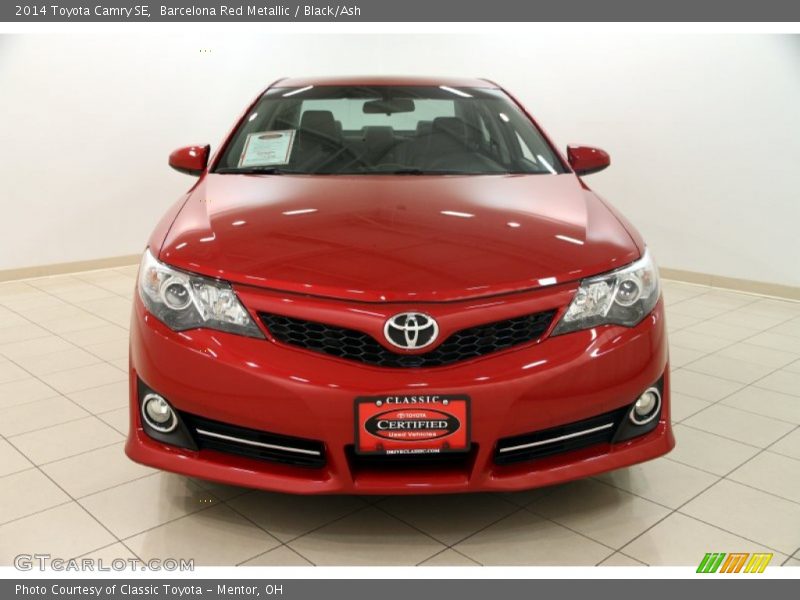 Barcelona Red Metallic / Black/Ash 2014 Toyota Camry SE