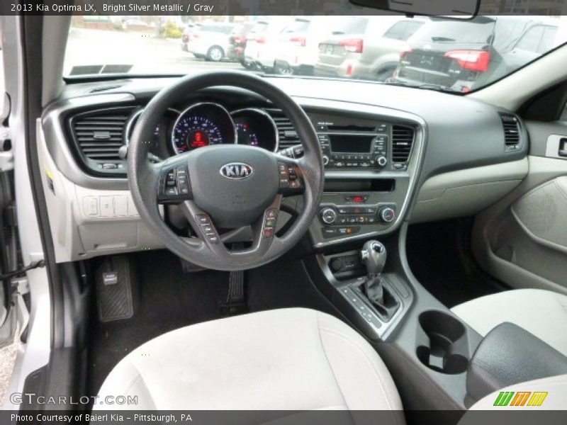 Bright Silver Metallic / Gray 2013 Kia Optima LX