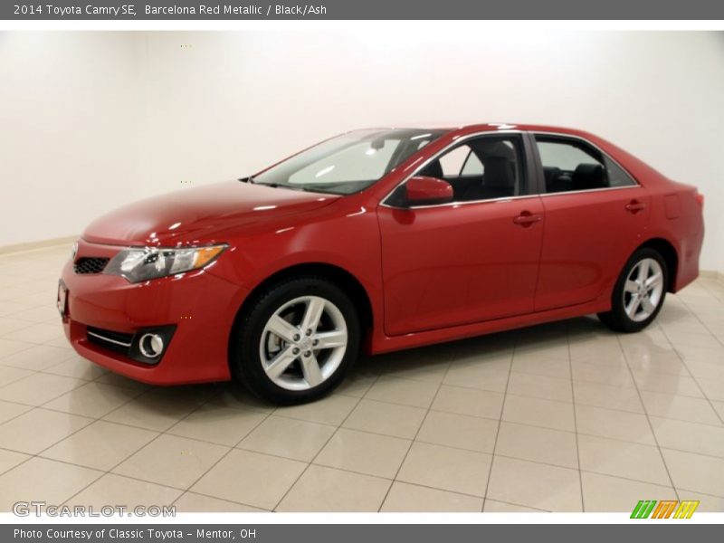 Barcelona Red Metallic / Black/Ash 2014 Toyota Camry SE