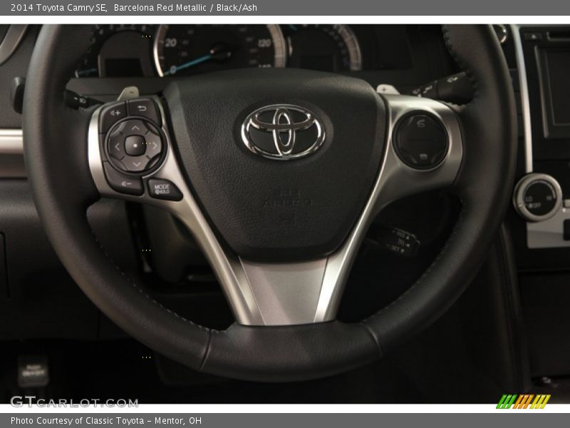 Barcelona Red Metallic / Black/Ash 2014 Toyota Camry SE