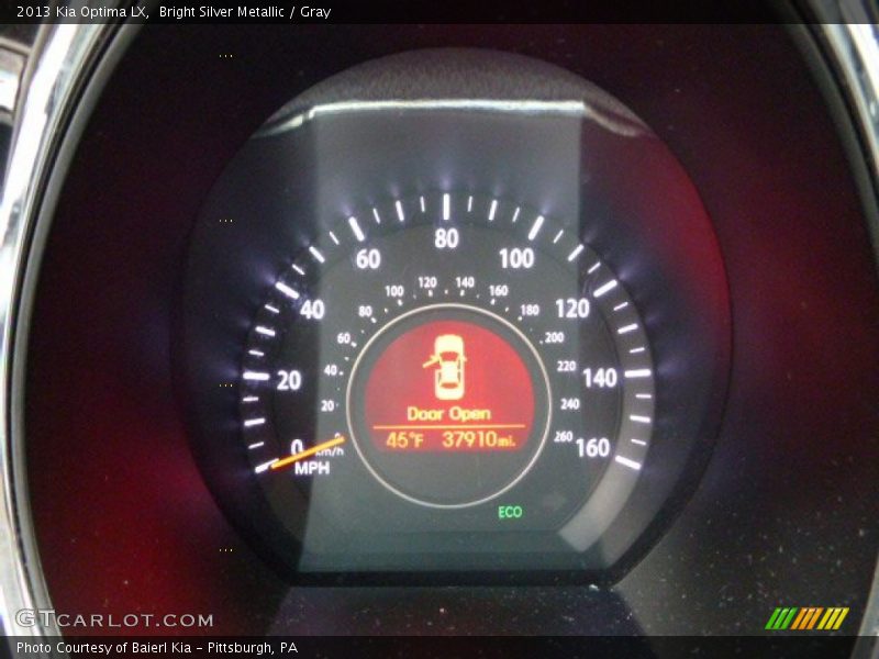 Bright Silver Metallic / Gray 2013 Kia Optima LX