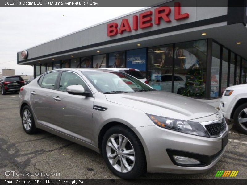 Titanium Silver Metallic / Gray 2013 Kia Optima LX