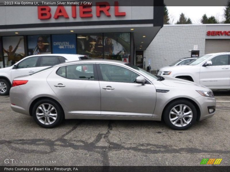 Titanium Silver Metallic / Gray 2013 Kia Optima LX