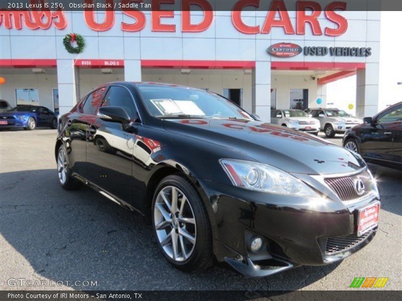 Obsidian Black / Saddle Tan 2013 Lexus IS 250