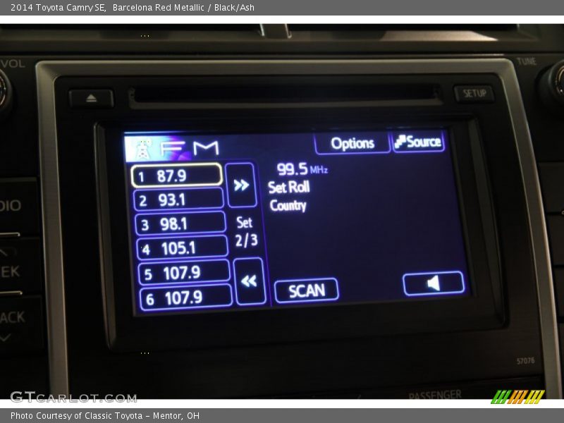 Barcelona Red Metallic / Black/Ash 2014 Toyota Camry SE