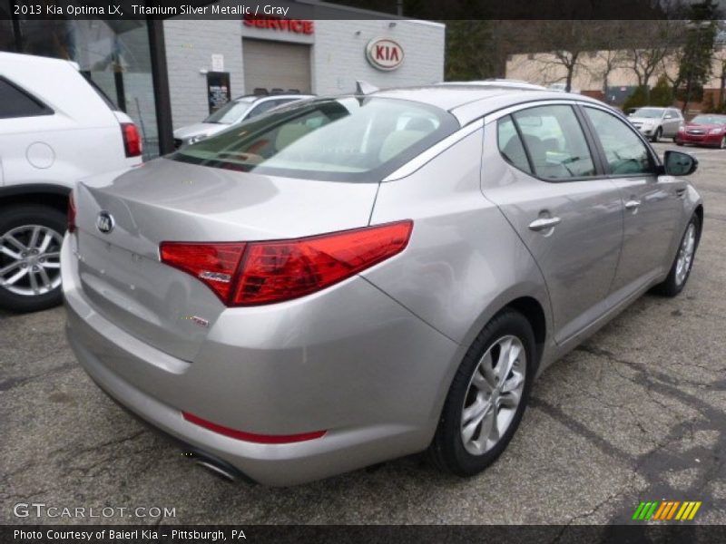 Titanium Silver Metallic / Gray 2013 Kia Optima LX