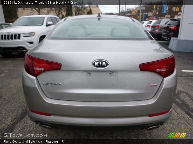 Titanium Silver Metallic / Gray 2013 Kia Optima LX