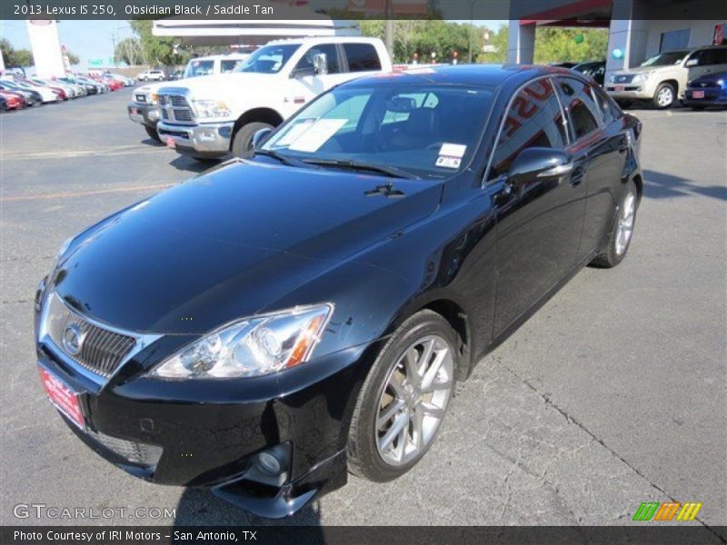 Obsidian Black / Saddle Tan 2013 Lexus IS 250