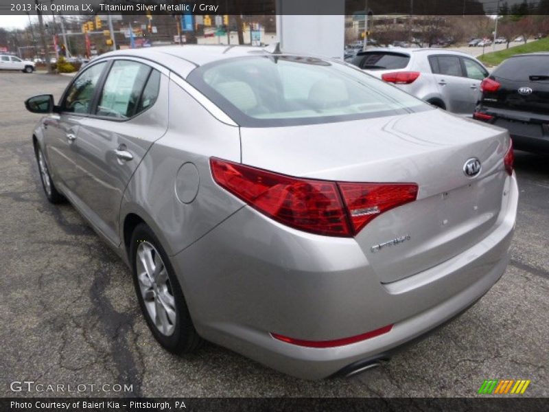 Titanium Silver Metallic / Gray 2013 Kia Optima LX