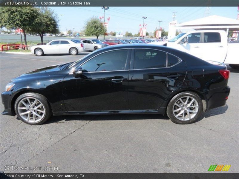 Obsidian Black / Saddle Tan 2013 Lexus IS 250