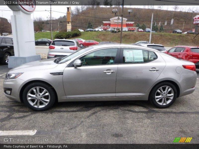 Titanium Silver Metallic / Gray 2013 Kia Optima LX
