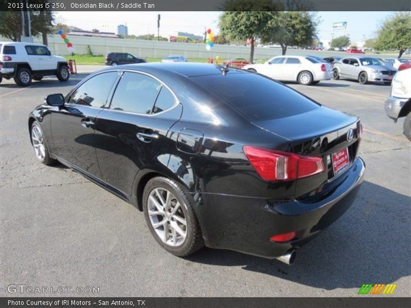 Obsidian Black / Saddle Tan 2013 Lexus IS 250