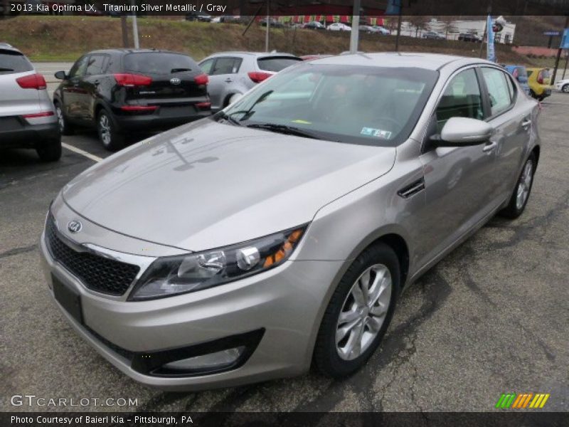 Titanium Silver Metallic / Gray 2013 Kia Optima LX