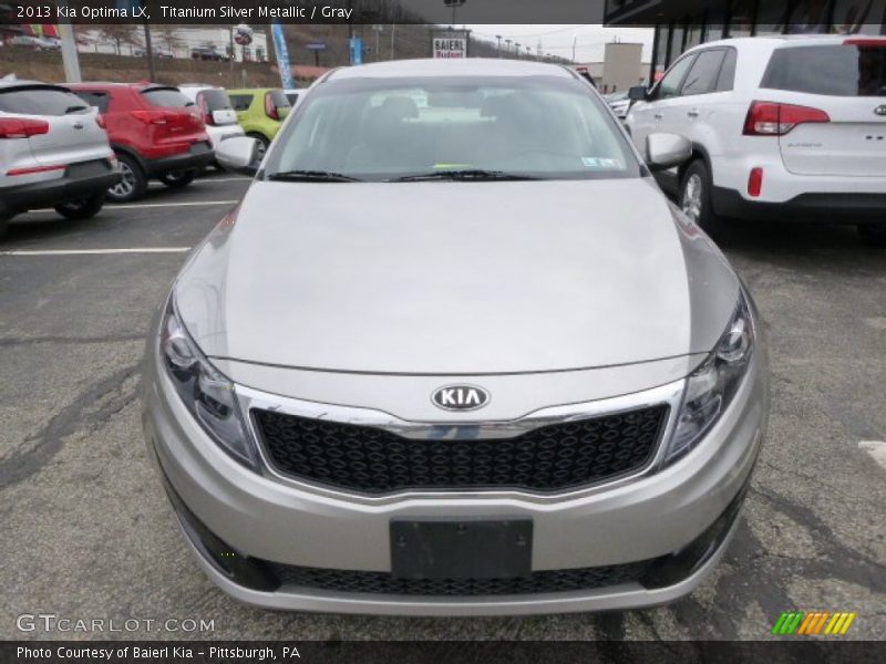 Titanium Silver Metallic / Gray 2013 Kia Optima LX