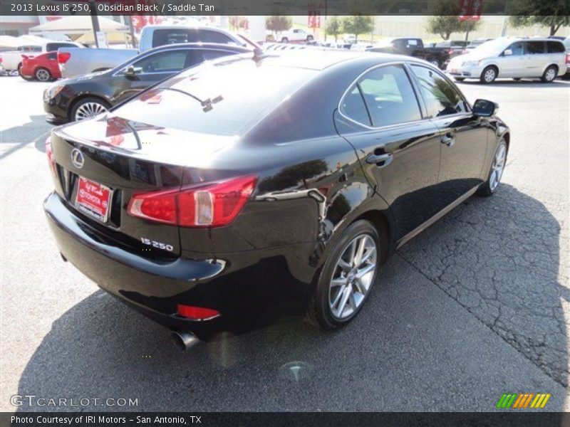 Obsidian Black / Saddle Tan 2013 Lexus IS 250