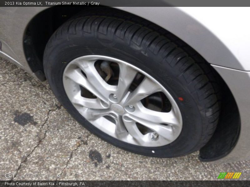 Titanium Silver Metallic / Gray 2013 Kia Optima LX