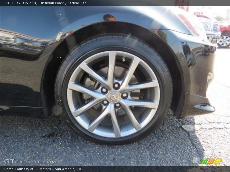 Obsidian Black / Saddle Tan 2013 Lexus IS 250