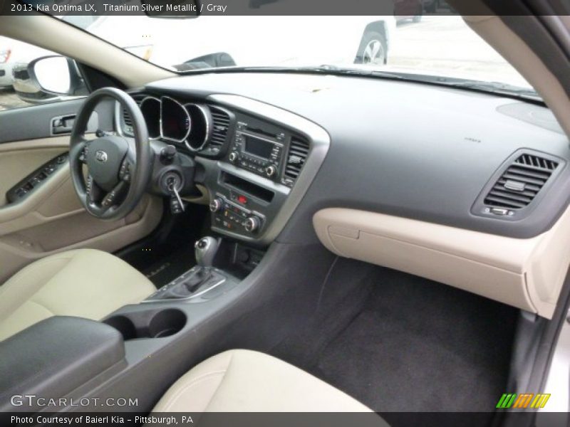 Titanium Silver Metallic / Gray 2013 Kia Optima LX