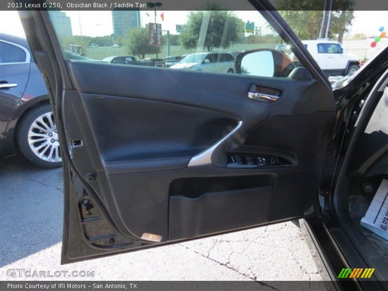 Obsidian Black / Saddle Tan 2013 Lexus IS 250