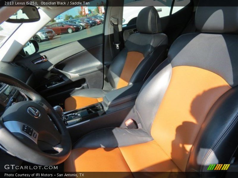 Obsidian Black / Saddle Tan 2013 Lexus IS 250