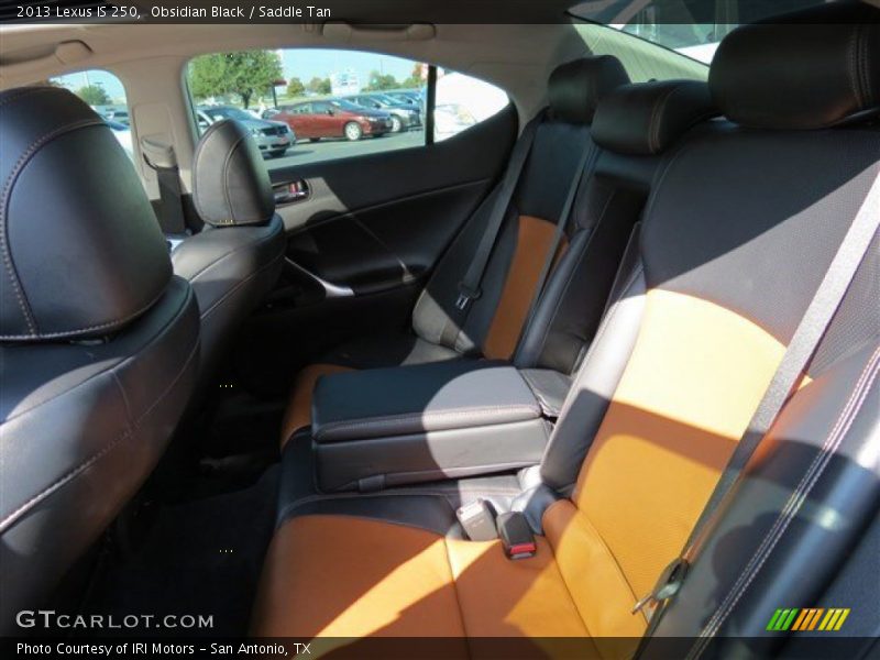 Obsidian Black / Saddle Tan 2013 Lexus IS 250