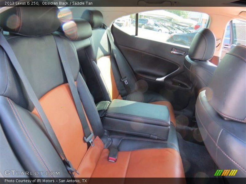 Obsidian Black / Saddle Tan 2013 Lexus IS 250
