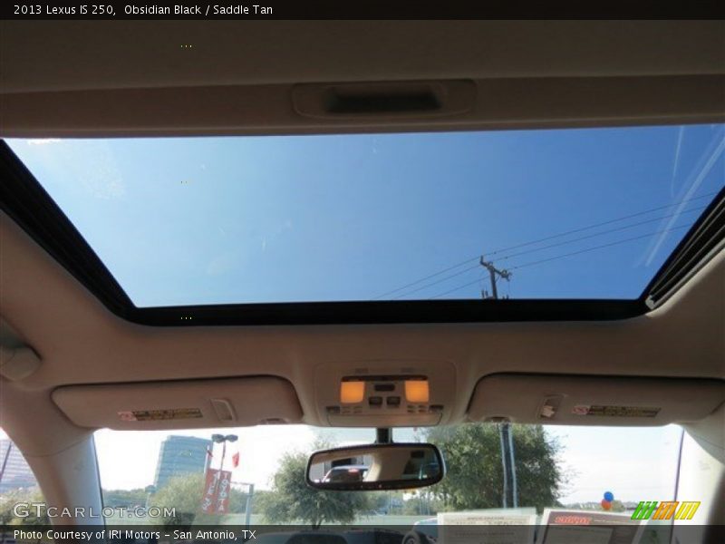 Obsidian Black / Saddle Tan 2013 Lexus IS 250