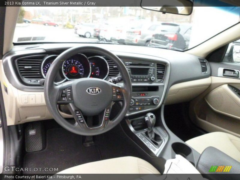 Titanium Silver Metallic / Gray 2013 Kia Optima LX