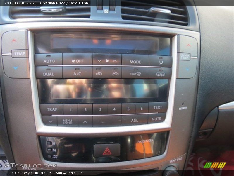 Obsidian Black / Saddle Tan 2013 Lexus IS 250