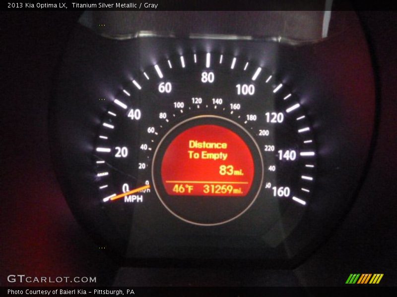 Titanium Silver Metallic / Gray 2013 Kia Optima LX