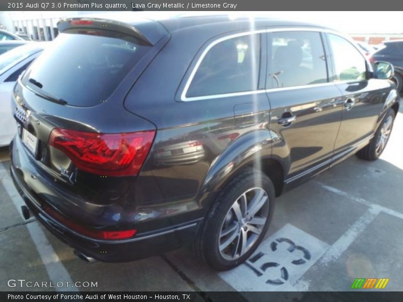 Lava Gray Metallic / Limestone Gray 2015 Audi Q7 3.0 Premium Plus quattro