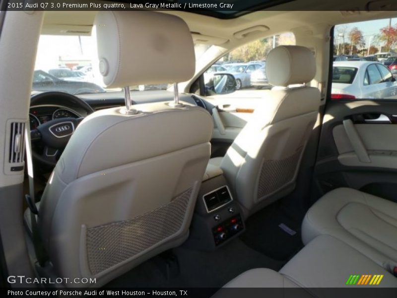 Lava Gray Metallic / Limestone Gray 2015 Audi Q7 3.0 Premium Plus quattro