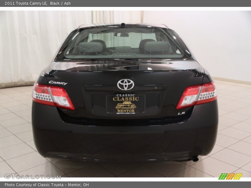Black / Ash 2011 Toyota Camry LE