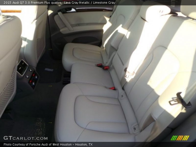 Lava Gray Metallic / Limestone Gray 2015 Audi Q7 3.0 Premium Plus quattro