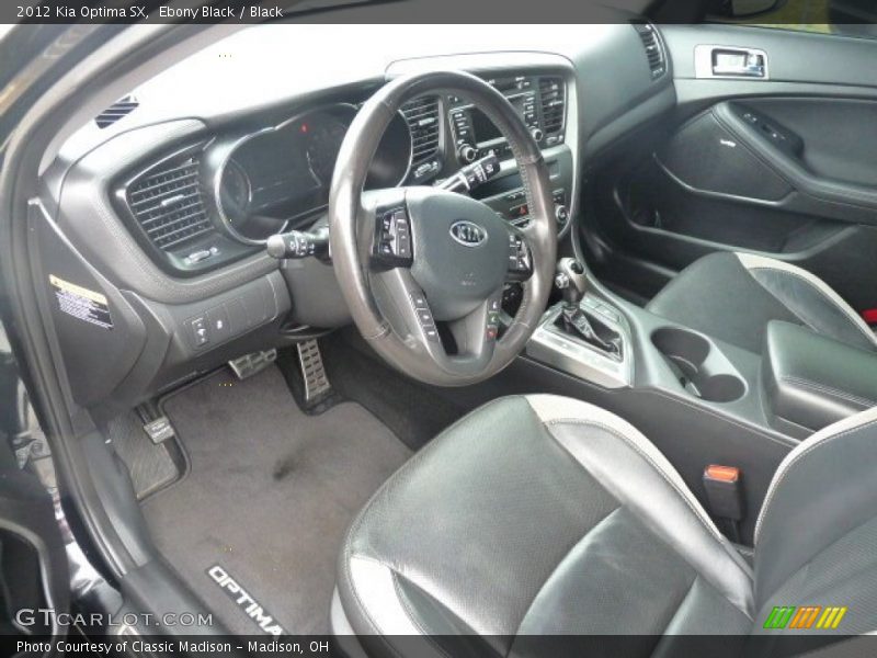 Ebony Black / Black 2012 Kia Optima SX
