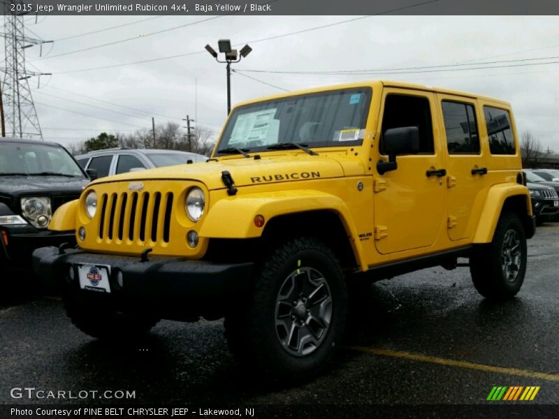 Baja Yellow / Black 2015 Jeep Wrangler Unlimited Rubicon 4x4