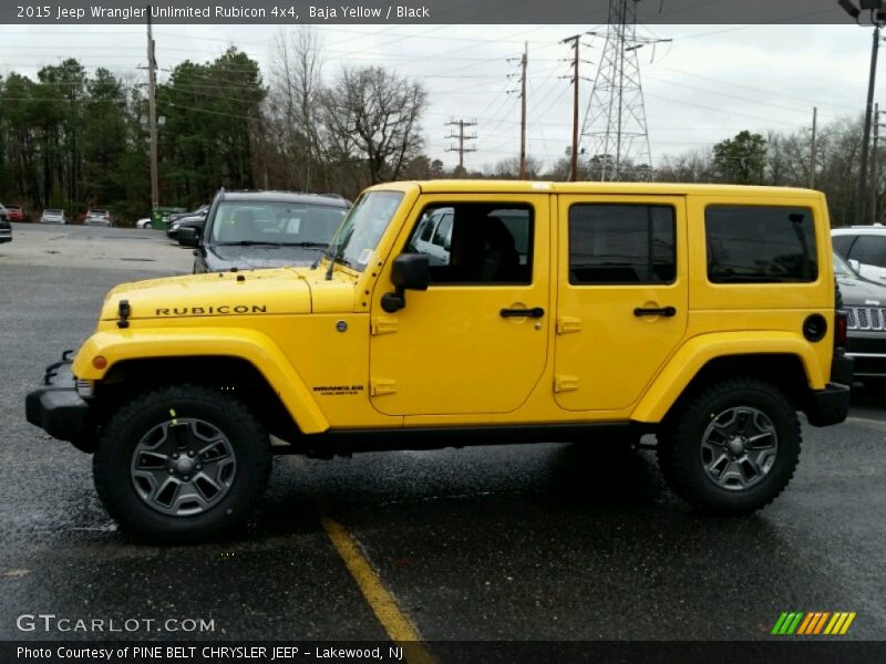  2015 Wrangler Unlimited Rubicon 4x4 Baja Yellow